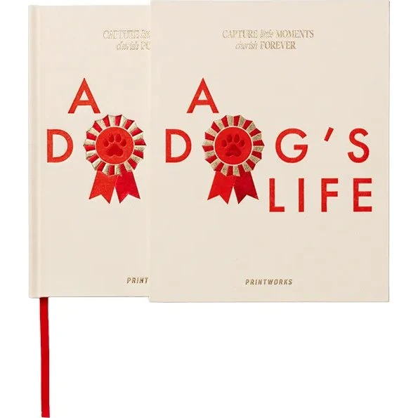 Printworks A Dog's Life Journal, beige
