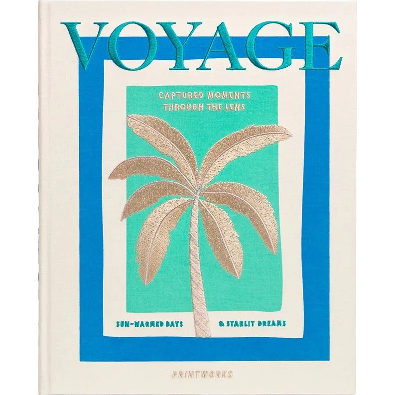 Printworks Voyage Besticktes Fotoalbum, Beige