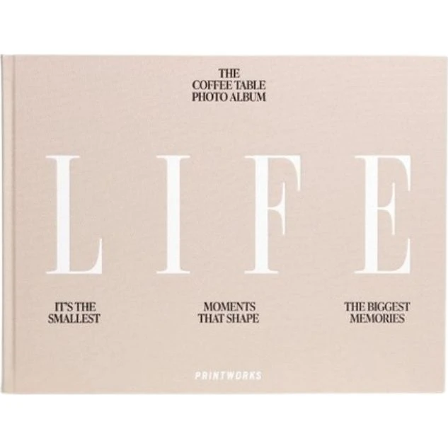 Printworks Fotoalbum Life Embroidered, Beige