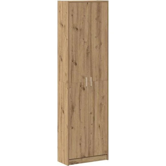 vidaXL Kleiderschrank Eiche 55 x 25 x 189 cm
