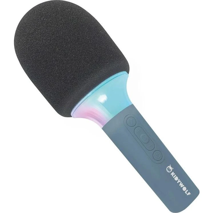 Kidywolf Bluetooth-Mikrofon mit blauem Licht