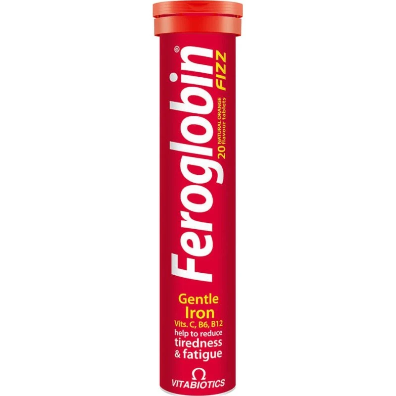 Vitabiotics Feroglobin Fizz Brausetabletten mit Orange, 20 Stück