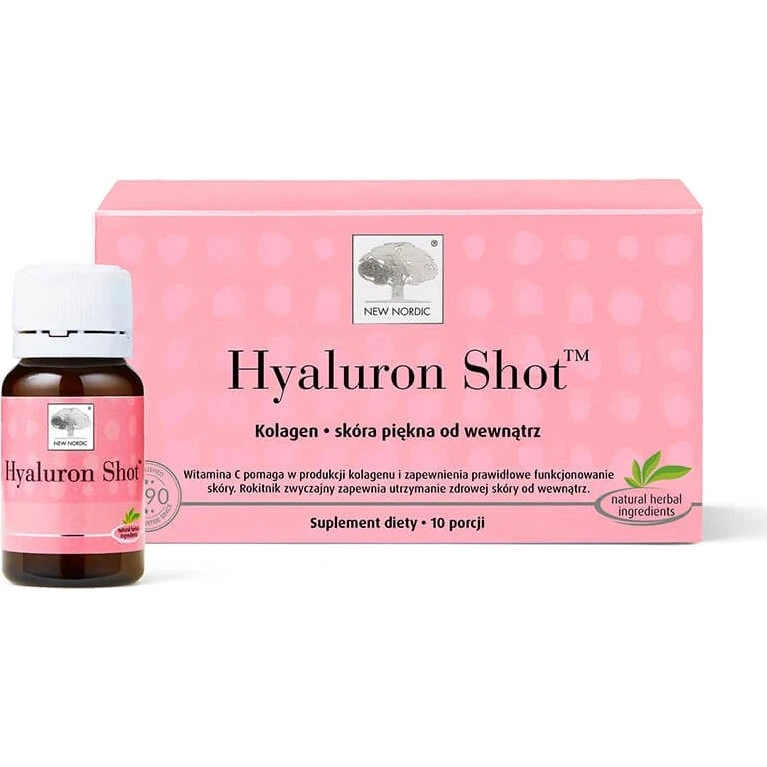 Skin Care Hyaluron Shot Kollagen Nahrungsergänzungsmittel, 10 x 15 ml