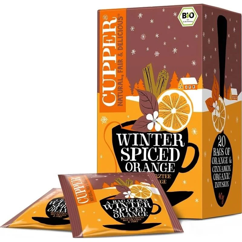 Allos Hof Winter Cupper Orange-Zimt Öko-Tee, 40g