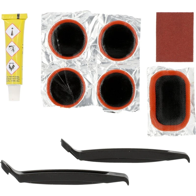 Fischer Flickbox Schläuche 9-teilig mit Reifenheber