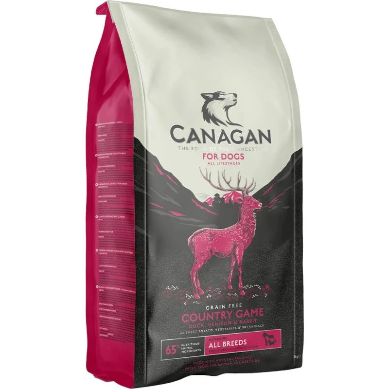 CANAGAN Country Game Trockenfutter XS-XL Hunted, getreidefrei, 2kg