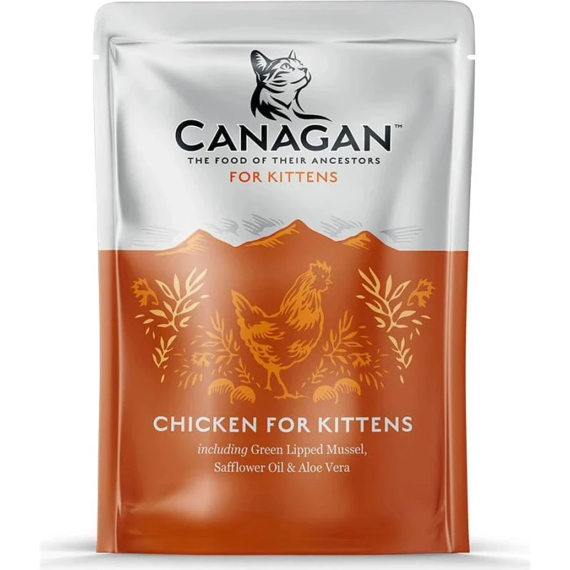 CANAGAN Kitten Huhn Nassfutter in Suppe, getreidefrei, 85g