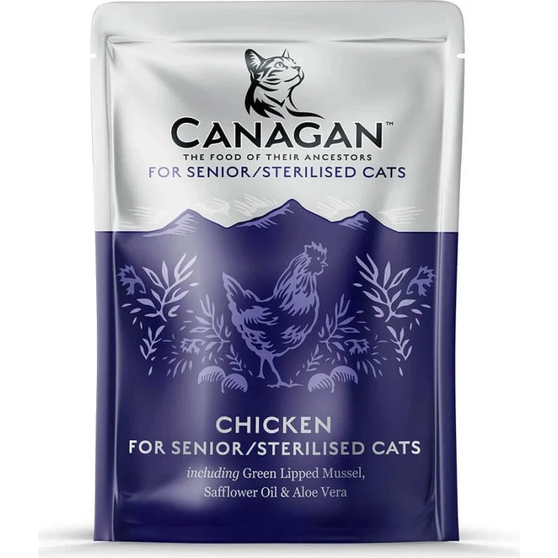 Canagan Senior/Sterilized Huhn Nassfutter in Suppe, 85g