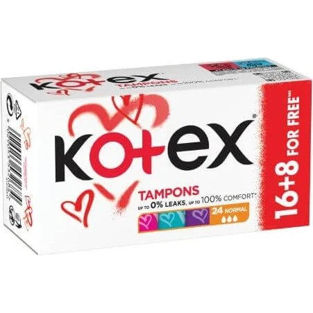 Kotex Normal UltraSorb Tampons, 16 Stück
