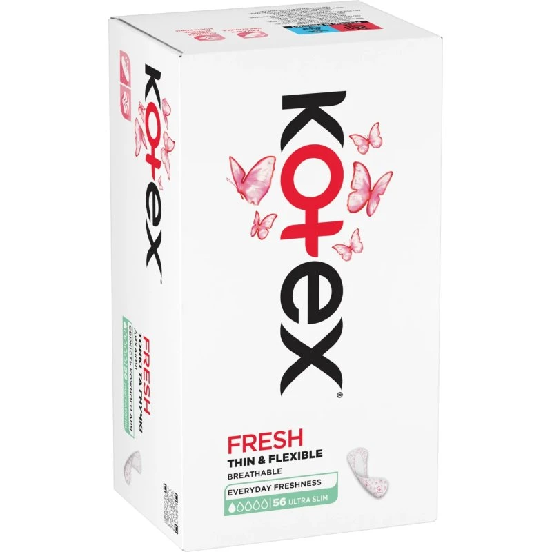 Kotex Superslim Daily Saugeinlagen, 56 Stück