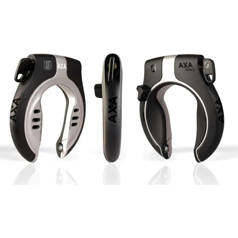 AXA Victory Rahmenschloss mattschwarz/grau