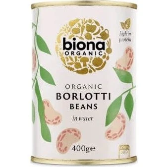 Biona Bio-Borlotti-Bohnen, 400 g, Dose