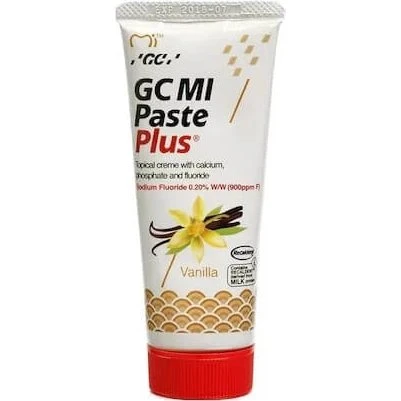 GC Mi Paste Plus Vanillegeschmack, 40g, Remineralisierende Zahnpasta