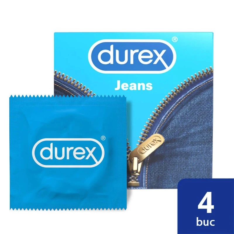Durex Kondom Jeans, 4 Stück