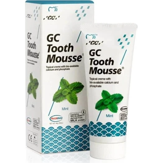 GC Tooth Mousse Topische Creme Minzgeschmack, 40 g