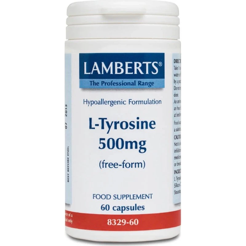 Lamberts L-Tyrosin 500mg - 60 Kapseln