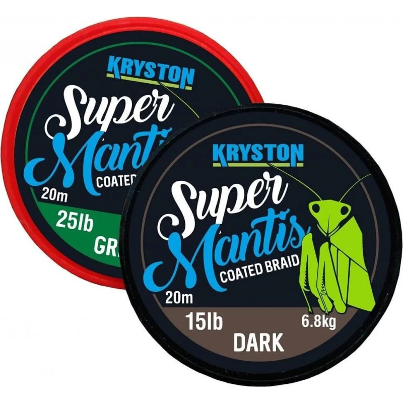 Kryston Super Mantis Gravel Brown Coated Braid Vorfachmaterial
