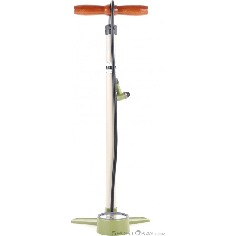 Silca Terra Floorpumpe 8 Bar Aluminium Holzgriff