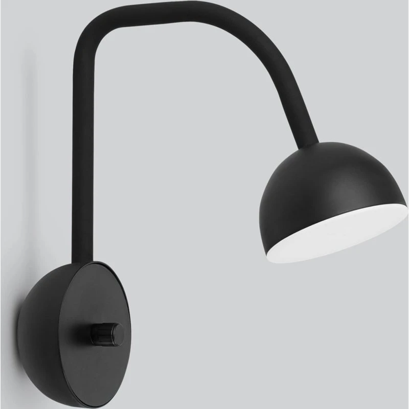 Northern Blush LED-Wandleuchte Schwarz