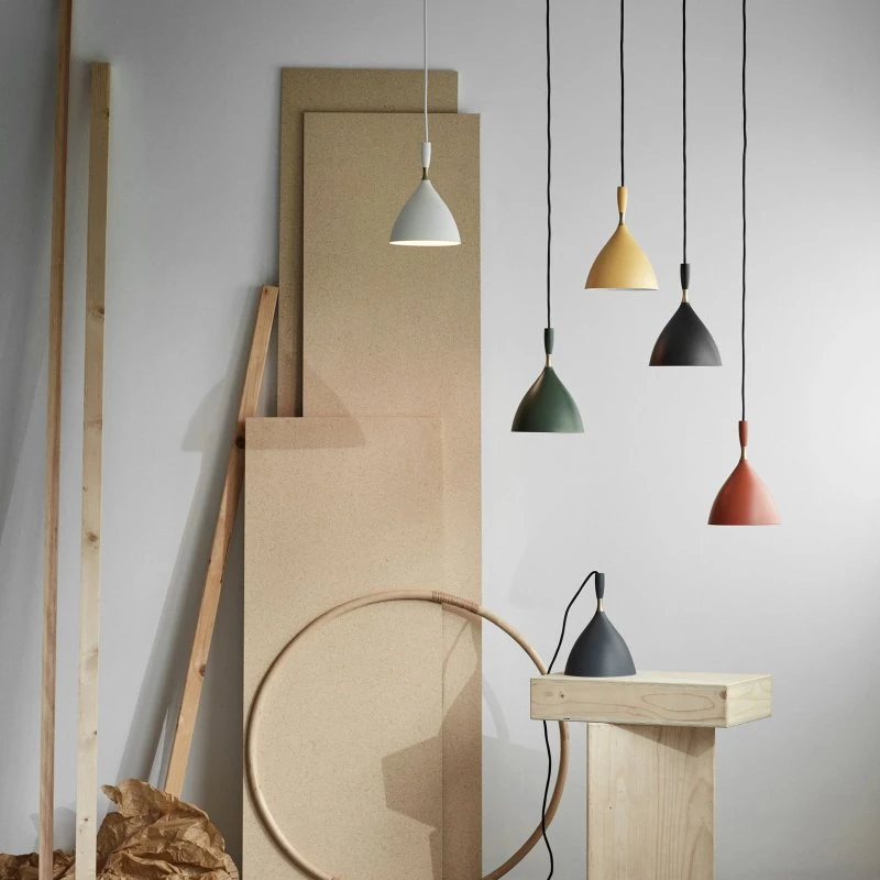 Northern Dokka Pendelleuchte Dark Grey - Designklassiker aus Stahl