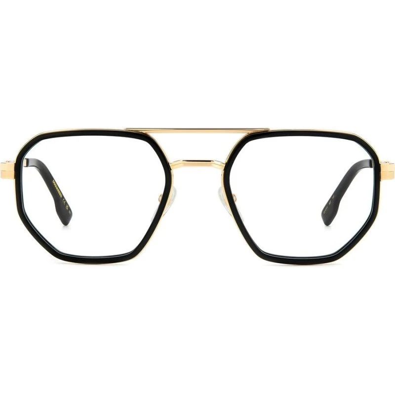 Dsquared2 D2 0111 Brille Herren - Schwarz, Geometrisch