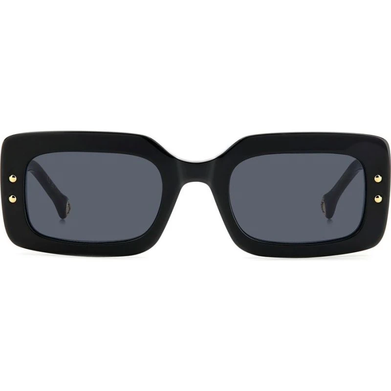 Carolina Herrera HER 0187/S Sonnenbrille Damen Schwarz Rechteckig