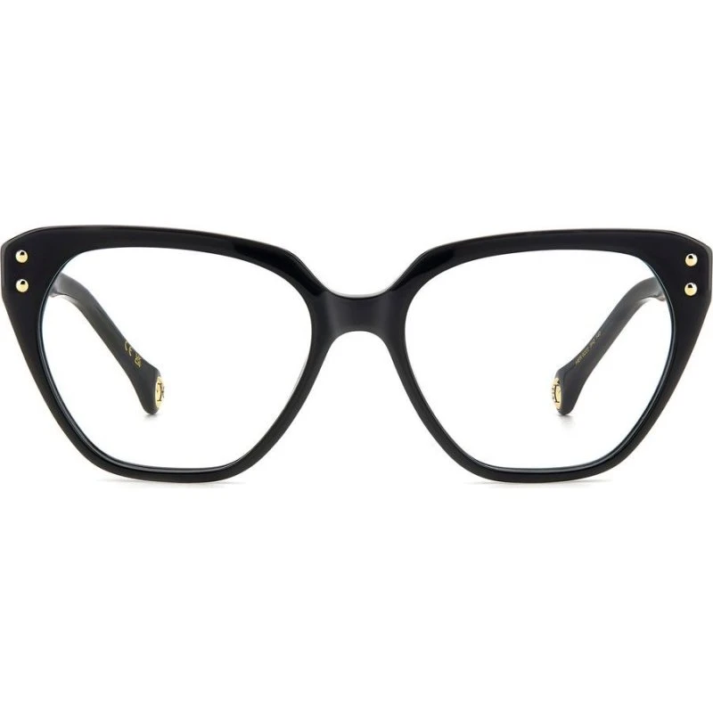 Carolina Herrera HER 0223 Brille Damen Schwarz Quadratisch