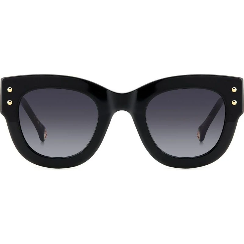 Carolina Herrera HER 0222/S Sonnenbrille Damen Schwarz Quadratisch