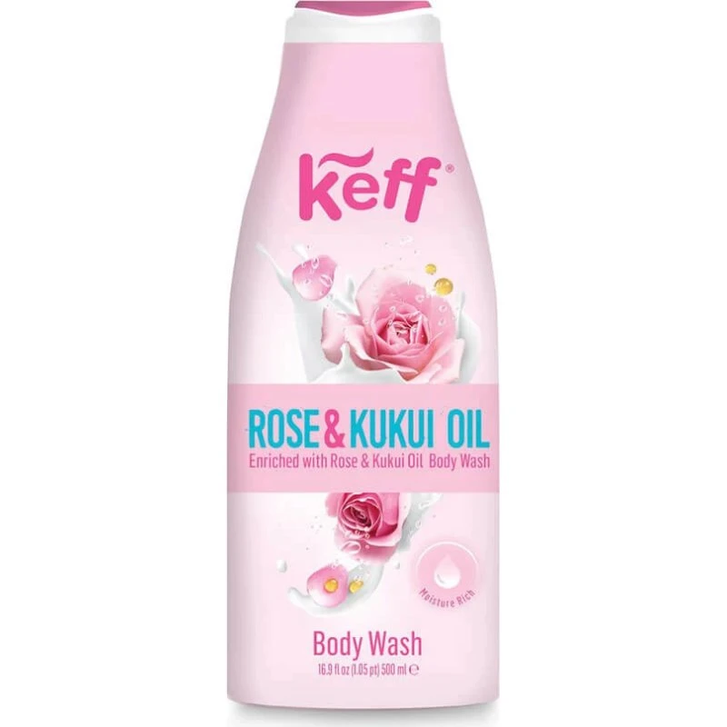 Sano Rose & Kukui-Öl Keff Duschgel, 500 ml
