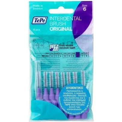 TEPE Interdentalbürsten Original 1,1mm Lila (8 Stück)
