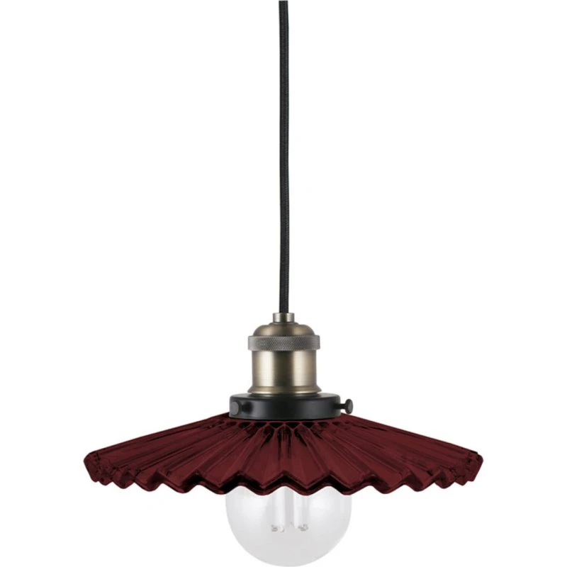 Globen Lighting Pendelleuchte Cobbler 25 Burgundy