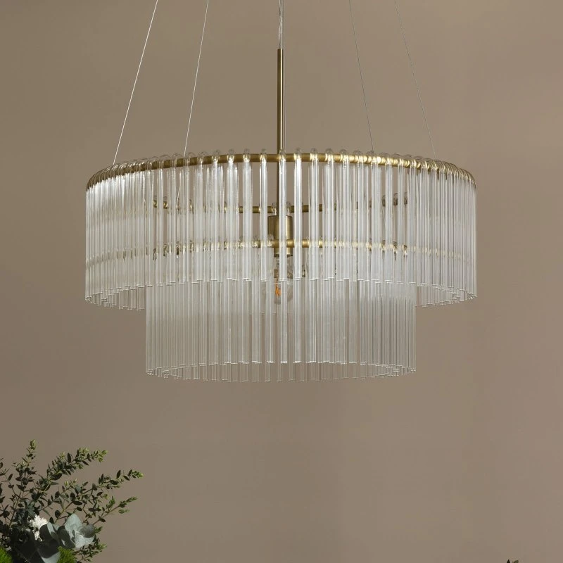 Globen Lighting Hängeleuchte HOOK 60, Glas, transparent