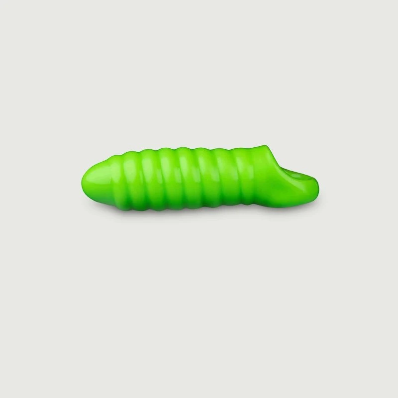 Swirl Glow In The Dark Penis Sheath - Grün
