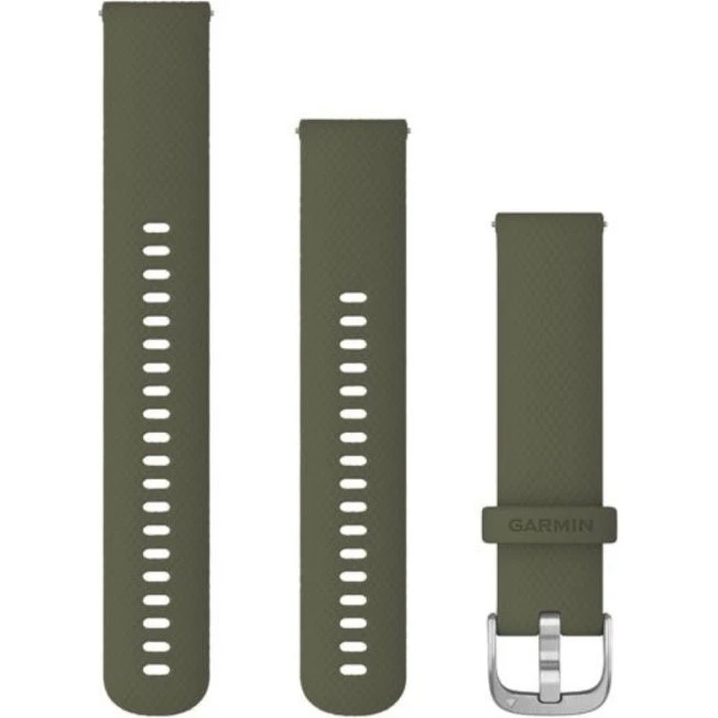 Garmin Silikonarmband 20 mm Quick Release - Moss Green