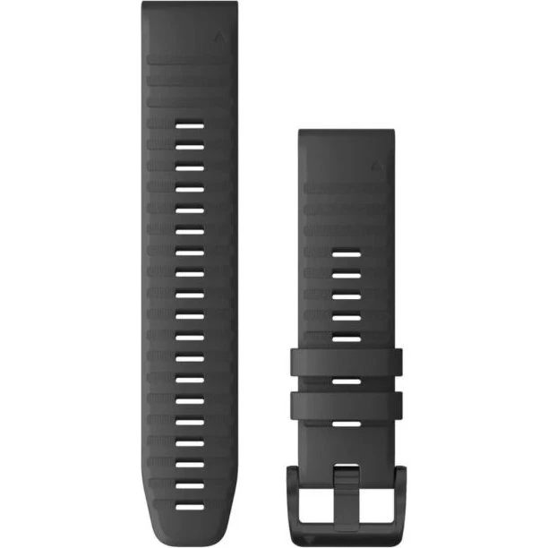 Garmin QuickFit 22 Silikon-Uhrenarmband, Schwarz, One Size