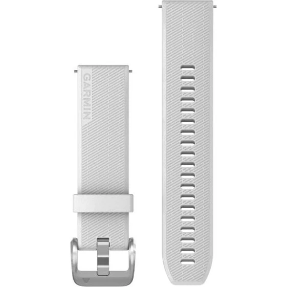 Garmin Quick Release 20 mm Silikonarmband - Weiß