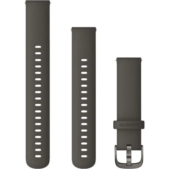 Garmin Silikonarmband 18 mm Quick Release - Graphit