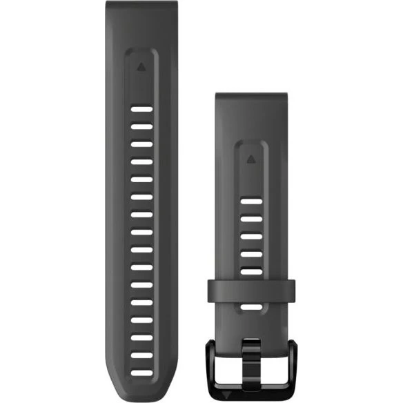 QuickFit® Silikonarmband Garmin - 20 mm - Graphite