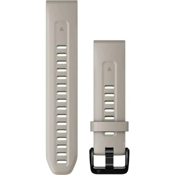 QuickFit® Silikonarmband für Garmin - 20 mm - Sand