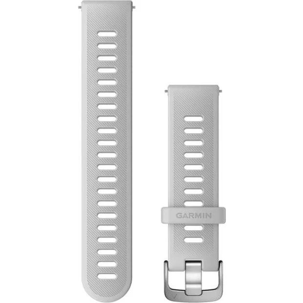 Garmin Quick Release 20 mm Silikon Armband Weiß