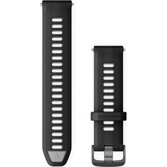 Garmin Quick Release 22 mm Silikonarmband für Forerunner 965 - Schwarz