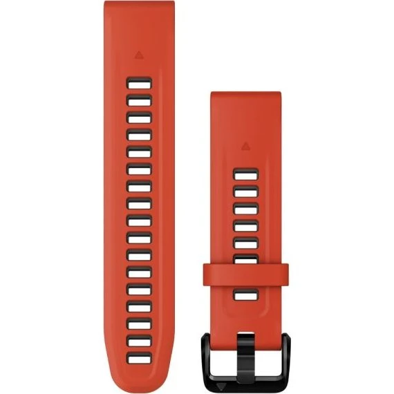 Garmin QuickFit® 20 Silikonarmband, Rot, Einheitsgröße