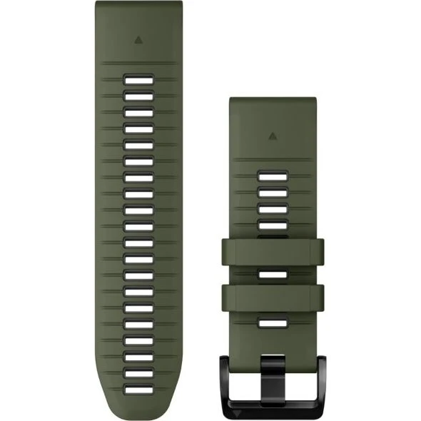QuickFit® Silikonarmband für Garmin (26 mm) - Moss/Graphite