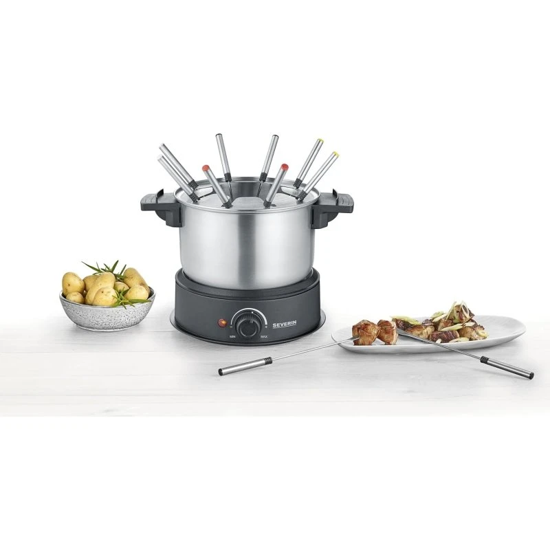 Severin Fondue-Set FO 2470 Edelstahl 1500W