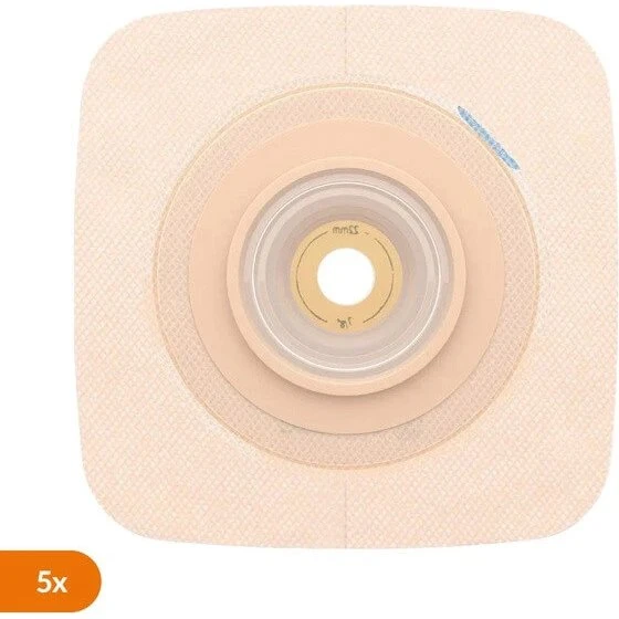 Natura Durahesive Convex Stomaplatte, Ziehharmonika, 45/13-22 mm