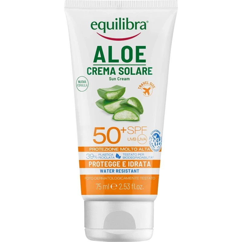 Equilibra Aloe Vera Sonnenschutz SPF 50, 75 ml