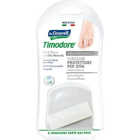 TIMODORE Schlauchförmiger Gel-Zehenschutz für Zehenschutz