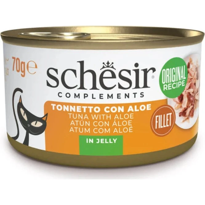 Schesir Complementary In Jelly Thunfisch & Aloe Vera Katzen Nassfutter 70g