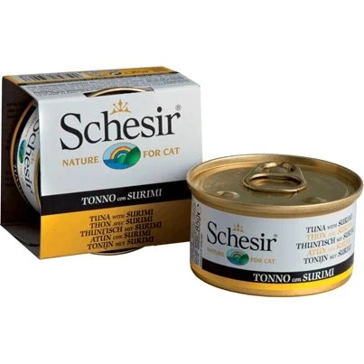 Schesir Cat Thunfisch und Surimi Nassfutter 85 g