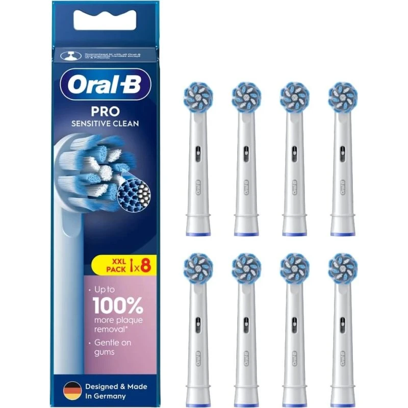 Oral-B Pro Sensitive Clean Ersatzaufsätze, 8 Stück